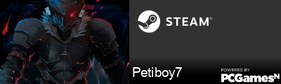 Petiboy7 Steam Signature