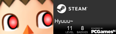 Hyuuu~ Steam Signature