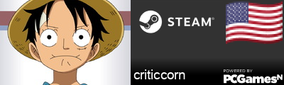 criticcorn Steam Signature