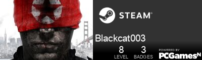 Blackcat003 Steam Signature