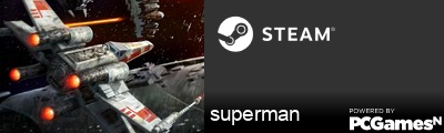 superman Steam Signature