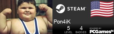 Pon4iK Steam Signature