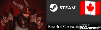 Scarlet Crusader Steam Signature