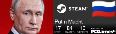 Putin Macht Steam Signature