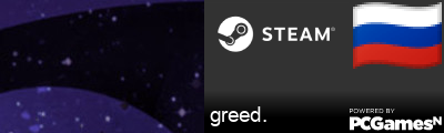 greed. Steam Signature