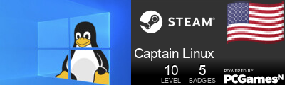 Captain Linux Steam Signature