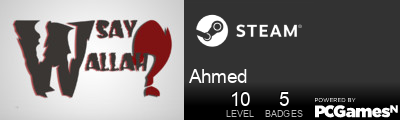 Ahmed Steam Signature