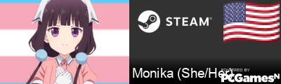 Monika (She/Her) Steam Signature
