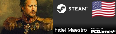 Fidel Maestro Steam Signature