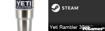 Yeti Rambler 30oz. Steam Signature