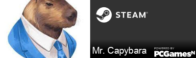 Mr. Capybara Steam Signature