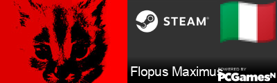 Flopus Maximus Steam Signature