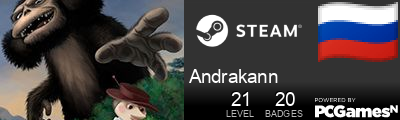 Steam Profile badge for Andrakann: Get your our own Steam Signature at SteamIDFinder.com