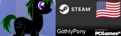 GothlyPony Steam Signature