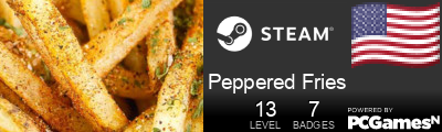 Peppered Fries Steam Signature