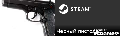 Чёрный пистолет Steam Signature