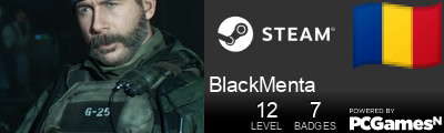 BlackMenta Steam Signature