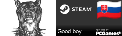 Good boy Steam Signature