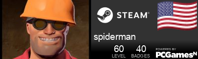 spiderman Steam Signature