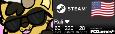 Rali ❤ Steam Signature