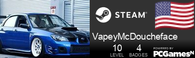 VapeyMcDoucheface Steam Signature