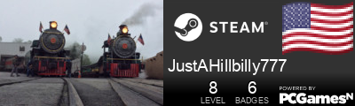 JustAHillbilly777 Steam Signature