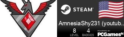 AmnesiaShy231 (youtuber) 5k Steam Signature