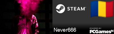 Never666 Steam Signature