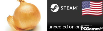 unpeeled onions Steam Signature