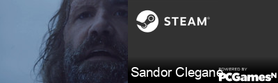 Sandor Clegane Steam Signature
