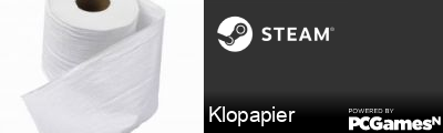 Klopapier Steam Signature