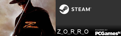 Z_O_R_R_O Steam Signature