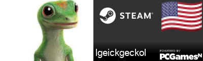 lgeickgeckol Steam Signature