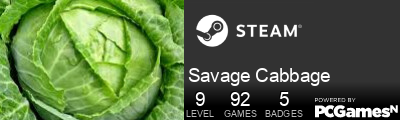 Savage Cabbage Steam Signature