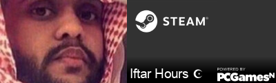 Iftar Hours ☪ Steam Signature