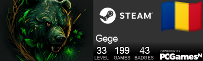 Gege Steam Signature