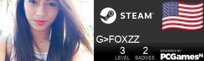 G>FOXZZ Steam Signature