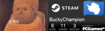 BuckyChampion Steam Signature