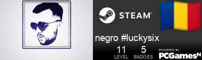 negro #luckysix Steam Signature