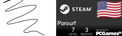 Porourf Steam Signature