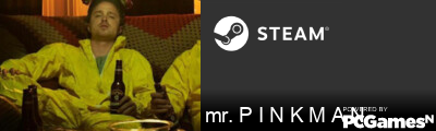 mr. P I N K M A N Steam Signature