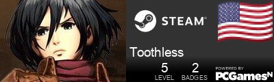 Toothless Steam Signature