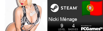 Nicki Ménage Steam Signature