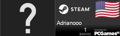 Adrianooo Steam Signature