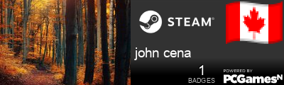 john cena Steam Signature