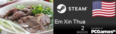 Em Xin Thua Steam Signature