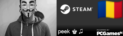 peek ♚ ♫ Steam Signature