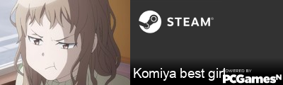Komiya best girl Steam Signature