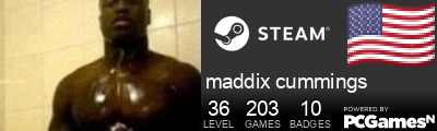 maddix cummings Steam Signature