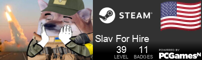 Slav For Hire Steam Signature